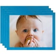 thumbnail image 1 of ArtToFrames 13" x 19" Bright Blue Picture Frame, 13x19 inch Blue Wood Poster Frame (WOM-4751), 4 Pack, 1 of 6