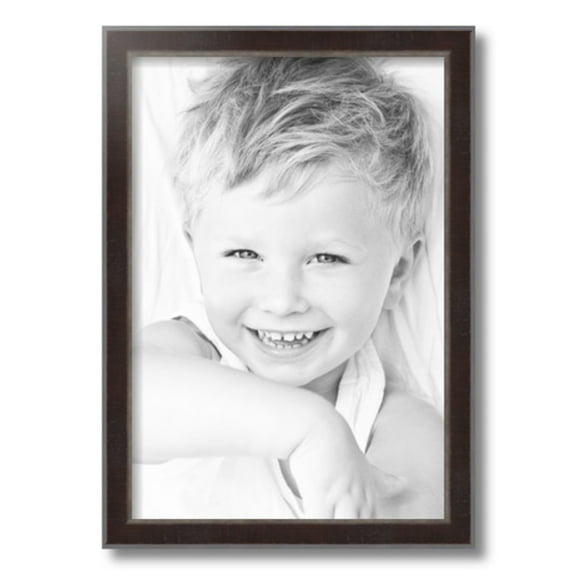 ArtToFrames 13" x 19" Dark Mahogany Silver Picture Frame, 13x19 inch Multi Wood Poster Frame (WOM-5024), 2 Pack