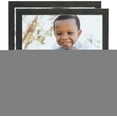 thumbnail image 1 of ArtToFrames 13" x 19" Distressed Black Picture Frame, 13x19 inch Black Wood Poster Frame (WOM-4740), 2 Pack, 1 of 7