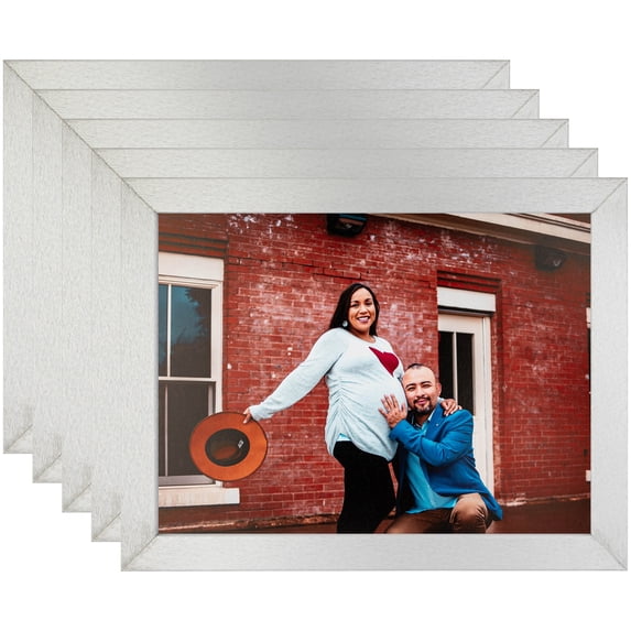 ArtToFrames 13" x 22" Tungsten Picture Frame, 13x22 inch Gray MDF Poster Frame (WOM-4640), 5 Pack