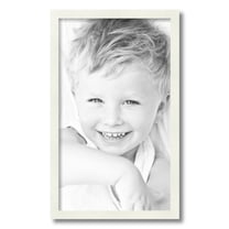 ArtToFrames 13" x 22" White Picture Frame, 13x22 inch White Wood Poster Frame (WOM-5138)