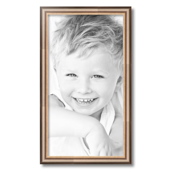ArtToFrames 13" x 24" Anique Silver Picture Frame, 13x24 inch Silver Wood Poster Frame (WOM-4964)