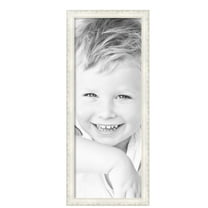 ArtToFrames 13" x 34" Classic White Picture Frame, 13x34 inch White Wood Poster Frame (WOM-5004), Pack