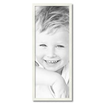 ArtToFrames 13" x 34" White Picture Frame, 13x34 inch White Wood Poster Frame (WOM-5138)