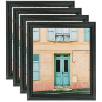 ArtToFrames 13" x 37" Galleria Noir Picture Frame, 13x37 inch Black MDF Poster Frame (WOM-4083), 4 Pack