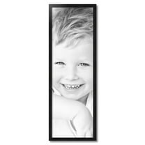 ArtToFrames 13" x 40" Black Picture Frame, 13x40 inch Black Wood Poster Frame (WOM-5139)
