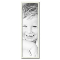 ArtToFrames 13" x 44" White Picture Frame, 13x44 inch White Wood Poster Frame (WOM-5140)