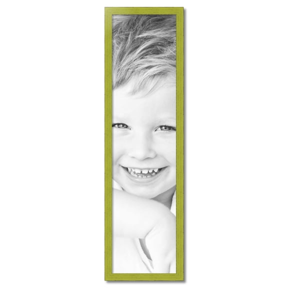ArtToFrames 13" x 51" Modern Green Picture Frame, 13x51 inch Green Wood Poster Frame (WOM-4589)