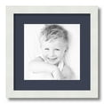 thumbnail image 1 of ArtToFrames 13x13" Matted Picture Frame with 9x9" Single Mat Photo Opening Framed in 1.25" Satin White Frame and 2" Blue Jay Mat (FWM-3966-13x13), 1 of 8