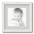 thumbnail image 1 of ArtToFrames 13x13" Matted Picture Frame with 9x9" Single Mat Photo Opening Framed in 1.25" Satin White Frame and 2" Candlewick Mat (FWM-3966-13x13), 1 of 8