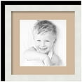 thumbnail image 1 of ArtToFrames 13x13" Matted Picture Frame with 9x9" Single Mat Photo Opening Framed in 1.25" Satin White Frame and 2" Scotch Mist Mat (FWM-3966-13x13), 1 of 8