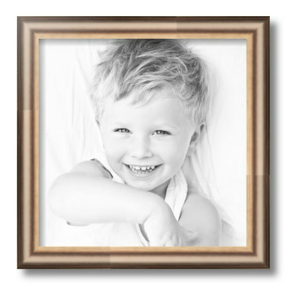 ArtToFrames 13x13" Anique Silver Picture Frame, Silver Wood Poster Frame, with Regular Glass and 2 (FBPL-4964)