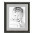 thumbnail image 1 of ArtToFrames 13x16" Matted Picture Frame with 9x12" Single Mat Photo Opening Framed in 1.25" Antique Black and 2" TV Grey Mat (FWM-5106-13x16), 1 of 7
