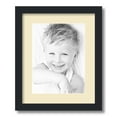 thumbnail image 1 of ArtToFrames 13x16 Matted Picture Frame with 9x12 Single Mat Photo Opening Framed in 1.25 Satin Black and 2 Cream Mat (FWM-3926-13x16), 1 of 8