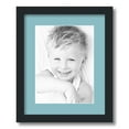 thumbnail image 1 of ArtToFrames 13x16" Matted Picture Frame with 9x12" Single Mat Photo Opening Framed in 1.25" Satin Black and 2" French Blue Mat (FWM-3926-13x16), 1 of 8