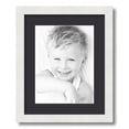 thumbnail image 1 of ArtToFrames 13x16" Matted Picture Frame with 9x12" Single Mat Photo Opening Framed in 1.25" Satin White Frame and 2" Black Mat (FWM-3966-13x16), 1 of 8