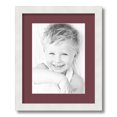 thumbnail image 1 of ArtToFrames 13x16 Matted Picture Frame with 9x12 Single Mat Photo Opening Framed in 1.25 Satin White Frame and 2 Maple Leaf Mat (FWM-3966-13x16), 1 of 8