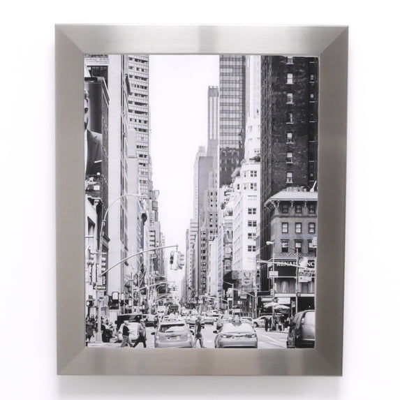 ArtToFrames 13x16" Rugged Gray Picture Frame, Gray Wood Poster Frame, with Regular Glass and Foam Backing 3/16 inch (FBPL-4514)