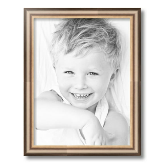 ArtToFrames 13x17" Anique Silver Picture Frame, Silver Wood Poster Frame, with Regular Glass and 2 (FBPL-4964)
