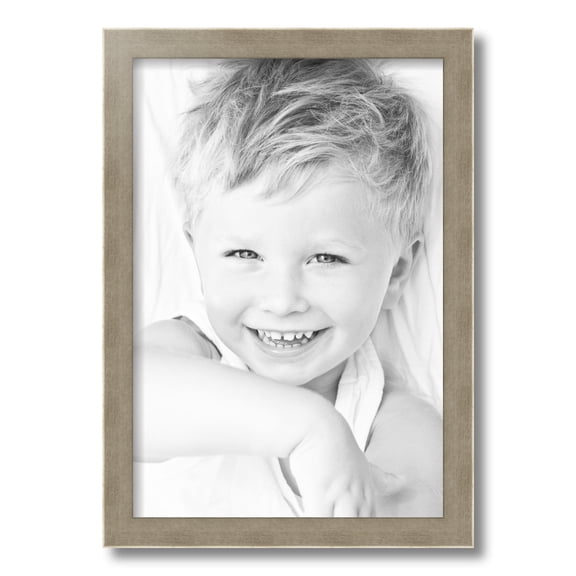 ArtToFrames 13x19 Inch Muted Prosecco Gold Picture Frame, This Gold MDF Poster Frame is Great for Your Art or Photos, Comes with 060 Plexi Glass (4673)