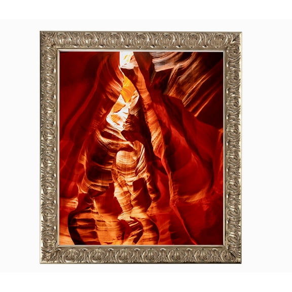 ArtToFrames 13x23" Silver Picture Frame, Silver Wood Poster Frame, with Regular Acrylic and 2 (FBPL-4993)