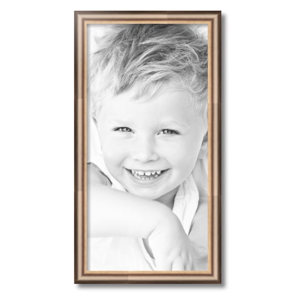 ArtToFrames 13x26" Anique Silver Picture Frame, Silver Wood Poster Frame, with Regular Acrylic and 2 (FBPL-4964)