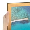thumbnail image 1 of ArtToFrames 13x26 inch Muted Gold Glow Picture Frame, Gold MDF Poster Frame (4670), 1 of 8