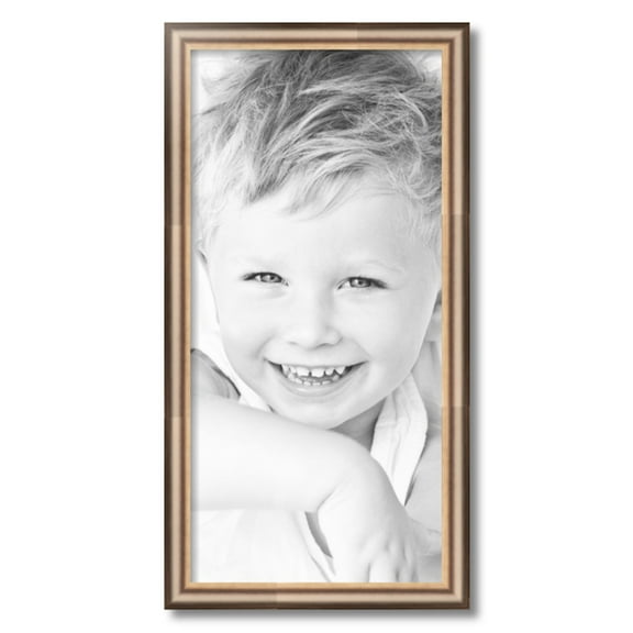 ArtToFrames 13x27" Anique Silver Picture Frame, Silver Wood Poster Frame, with Regular Acrylic and 2 (FBPL-4964)