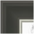 thumbnail image 1 of ArtToFrames 13x27 inch Black Velvet with Silver Wide Picture Frame, Black MDF Poster Frame (4693), 1 of 1