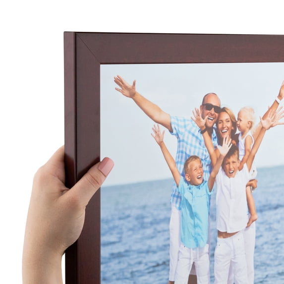 ArtToFrames 13x27 inch Cherry Picture Frame, Red MDF Poster Frame (4643)
