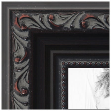 ArtToFrames 13x28 inch Black Picture Frame, Black Wood Poster Frame (4625)