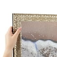thumbnail image 1 of ArtToFrames 14" x 14" 1.75" wide - Silver and Black Picture Frame, 14x14 inch Silver Wood Poster Frame (WOM-4903), 4 Pack, 1 of 7