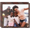 thumbnail image 1 of ArtToFrames 14" x 14" .75" - Walnut Bamboo Picture Frame, 14x14 inch Brown Wood Poster Frame (WOM-4874), 2 Pack, 1 of 8