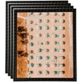 thumbnail image 1 of ArtToFrames 14" x 14" Dark Brown Picture Frame, 14x14 inch Brown Wood Poster Frame (WOM-4757), 4 Pack, 1 of 7