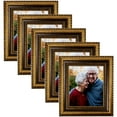 thumbnail image 1 of ArtToFrames 14" x 14" Speckeled Gold and Black with rope Picture Frame, 14x14 inch Multi Wood Poster Frame (WOM-5166), 5 Pack, 1 of 6