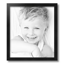 ArtToFrames 14" x 16" Black Picture Frame, 14x16 inch Black Wood Poster Frame (WOM-5139)