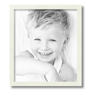 ArtToFrames 14" x 16" White Picture Frame, 14x16 inch White Wood Poster Frame (WOM-5138)