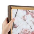 thumbnail image 1 of ArtToFrames 14" x 17" Gold And Stained Brown Picture Frame, 14x17 inch Gold Wood Poster Frame (WOM-4766), 1 of 8