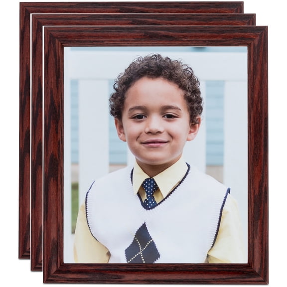 ArtToFrames 14" x 18" Cherry Picture Frame, 14x18 inch Red MDF Poster Frame (WOM-4084), 3 Pack