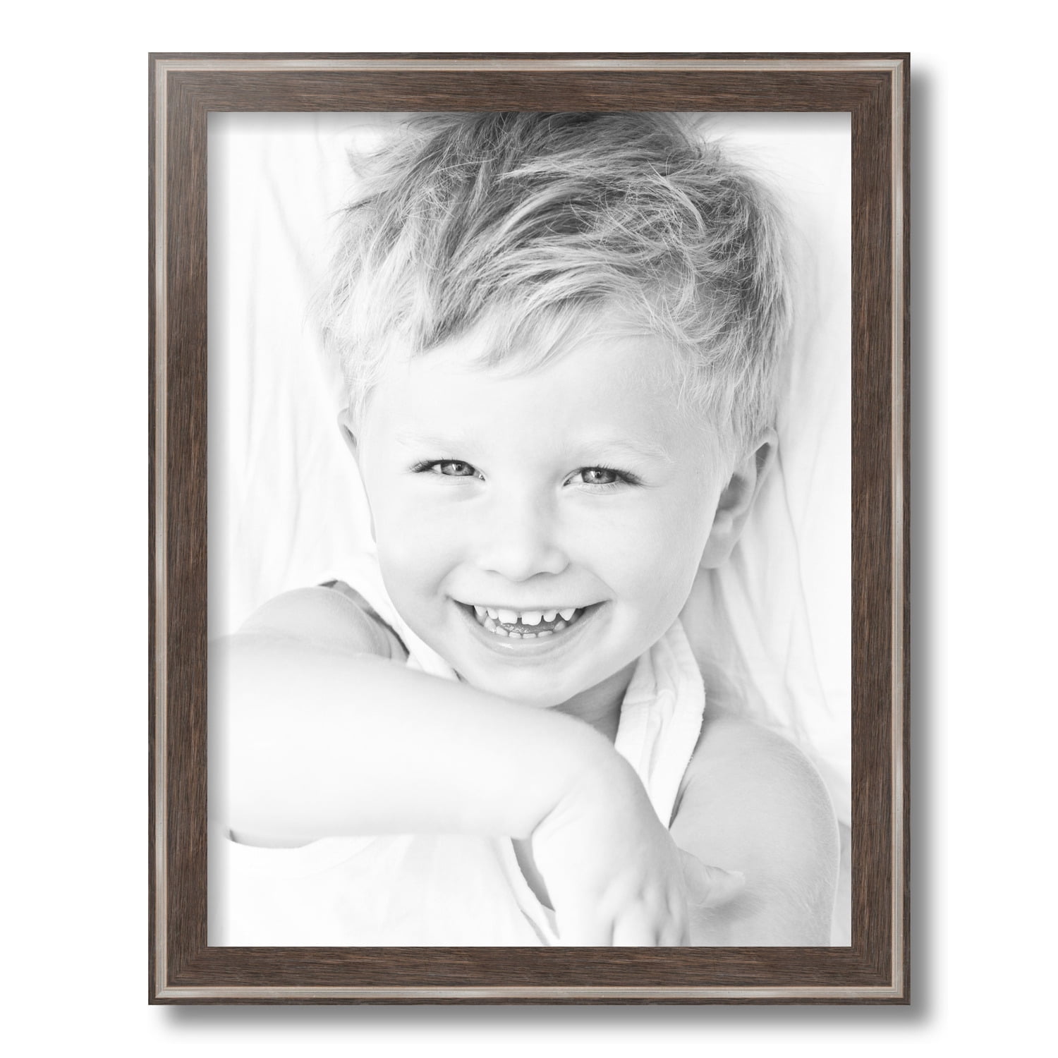 ArtToFrames 14" x 18" Contrast Grey Picture Frame, 14x18 inch Gray Wood