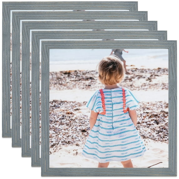 ArtToFrames 14" x 18" Gray Picture Frame, 14x18 inch Gray Wood Poster Frame (WOM-4746), 5 Pack