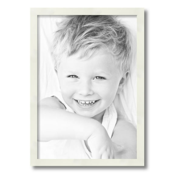ArtToFrames 14" x 20" White Picture Frame, 14x20 inch White Wood Poster Frame (WOM-5140)