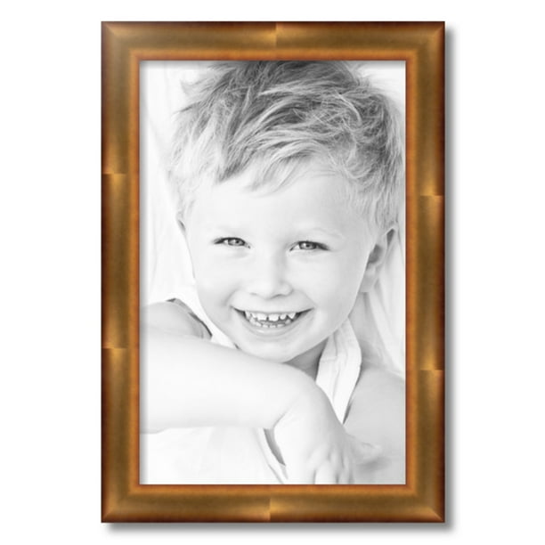 ArtToFrames 14 x 22 Gold Leaf Picture Frame 14x22 inch Gold Wood Poster Frame WOM 4947