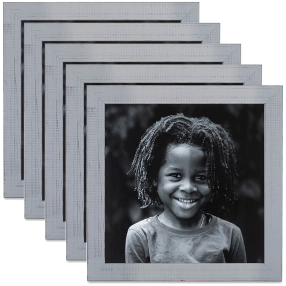 ArtToFrames 14" x 25" Grey Picture Frame, 14x25 inch Gray Wood Poster Frame (WOM-4594), 5 Pack