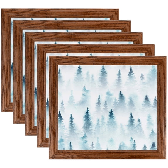 ArtToFrames 14" x 25" Walnut Picture Frame, 14x25 inch Brown MDF Poster Frame (WOM-4086), 5 Pack