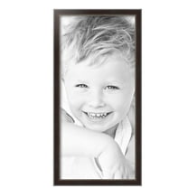 ArtToFrames 14" x 30" Dark Mahogany Silver Picture Frame, 14x30 inch Multi Wood Poster Frame (WOM-5024),  Pack