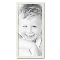 ArtToFrames 14" x 30" White Picture Frame, 14x30 inch White Wood Poster Frame (WOM-5140)