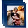 thumbnail image 1 of ArtToFrames 14" x 33" Blue Picture Frame, 14x33 inch Blue MDF Poster Frame (WOM-4118), 3 Pack, 1 of 7