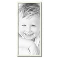 thumbnail image 1 of ArtToFrames 14" x 33" White Picture Frame, 14x33 inch White Wood Poster Frame (WOM-5140), 1 of 5