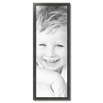 ArtToFrames 14" x 40" Antique Black Picture Frame, 14x40 inch Black Wood Poster Frame (WOM-5106)